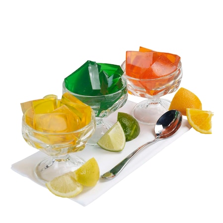 Chefs Companion Assorted Citrus 4 Lemon 4 Lime And 4 Orange Gelatin 24 oz., PK12 53628